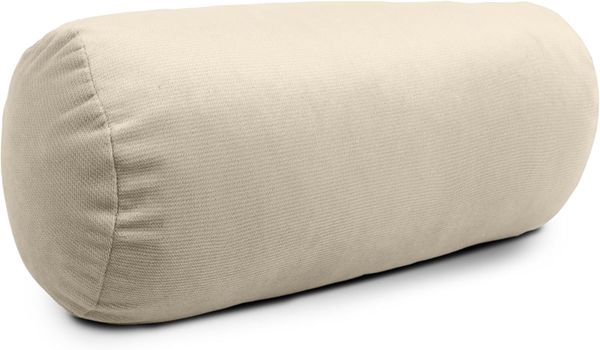 Amilian Nackenrolle 15x40 cm mit Bezug - Kissenrolle - Bettrolle - Nackenstütze, Nackenrolle mit Bezug, ideal als Sofakissen, Kissen, Dekokissen, dekoratives Lagerungskissen für Sofa und Bett