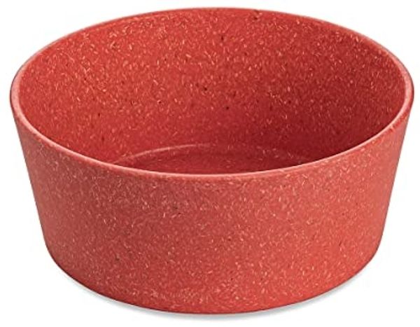 Koziol Schalen 2er-Set Connect Bowl, Schüsseln, Kunststoff-Holz-Mix, Nature Coral, 400 ml, 7102704