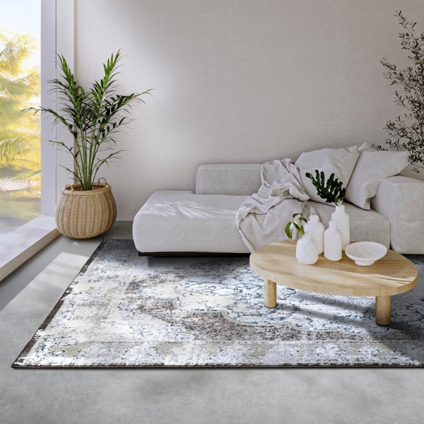 Villeroy & Boch Teppich Roger, rechteckig, Höhe: 7 mm, Orient, Vintage, Wohnzimmer, Schlafzimmer, Klassisch, Floral, Flur