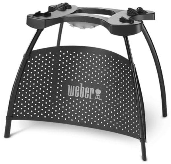Weber Stand / Für Gasgrills der Serien Q 1000/2000, Robuste Metallkonstruktion, Komfortable Arbeitshöhe, Stabil und sicher, 70 x 66 x 53,5 cm