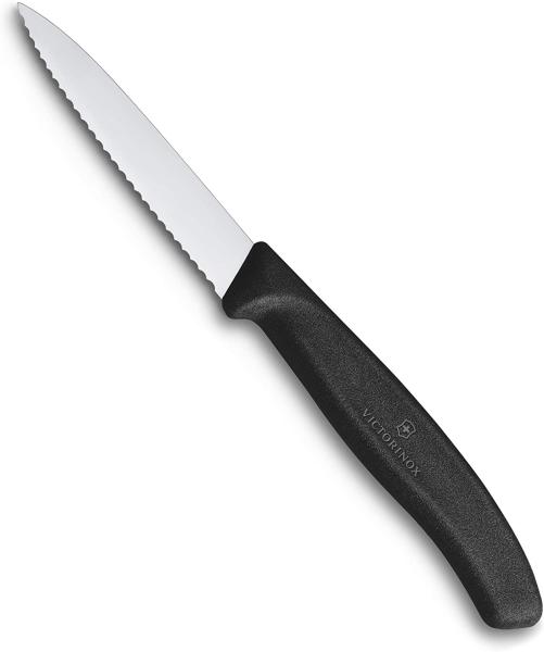 VICTORINOX Gemüsemesser schwarz 8 cm