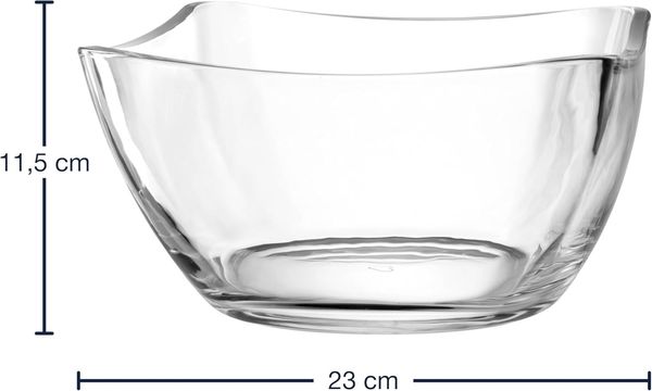 LEONARDO Schale PIAZZA, ca. 23 cm, Glas, (1-tlg), spülmaschinengeeignet Bild 2