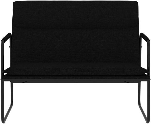 vidaXL Sitzbank Schwarz 100 x 64 x 80 cm Stoff Bild 4