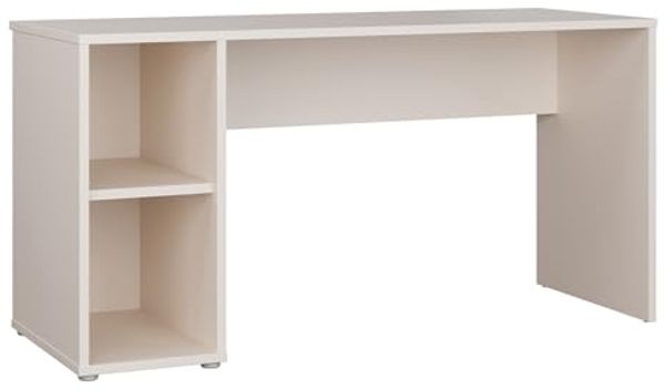 FORTE Schreibtisch Alice Springs, Schreibtisch mit 2 offenen Fächern, zeitlos, B/H/T 150/76,7/60 cm offene Fächer