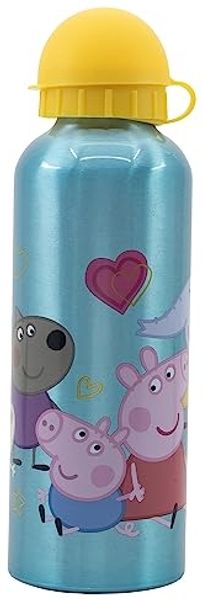 Peppa Pig Distorsion Aluminium Trinkflasche 530 ml – Ideal für Fans