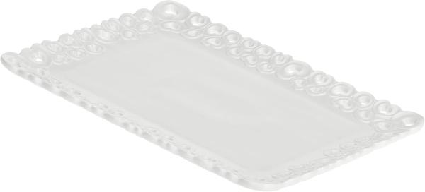 La Porcellana Bianca La Porcellana Bianca dekoriertes Serviertablett 35 cm x 26 cm P003900435