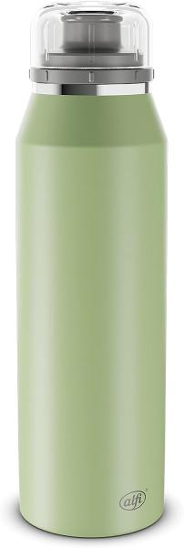 Alfi Trinkflasche Endless Iso Bottle, Isolierflasche, Edelstahl, Celadon Green Matt, 0. 5 L, 5669351050