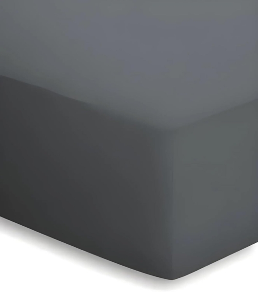 Adam Matheis Schlafgut Mako-Jersey Spannbetttuch 90/190-100/200cm Farbe 556 Titan