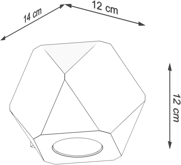 Wandleuchte, Up & Down Beleuchtung , Holz natur, L 12 cm Bild 3