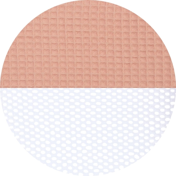 babybay Nestchen Mesh-Waffelpiqué passend für Modell Boxspring XXL, apricot rosé Bild 4
