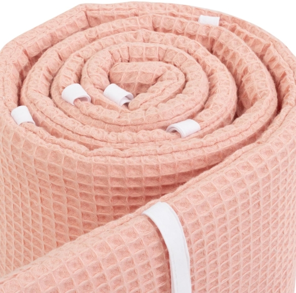 babybay Nestchen Mesh-Waffelpiqué passend für Modell Boxspring XXL, apricot rosé Bild 2