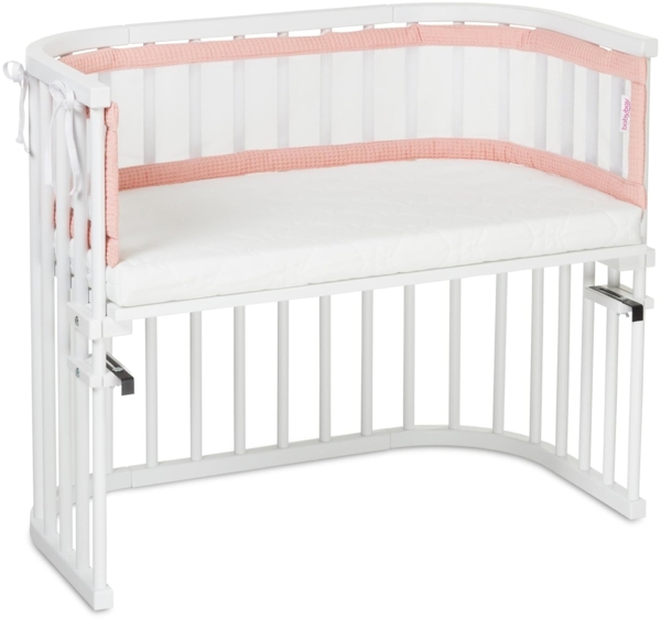 babybay Nestchen Mesh-Waffelpiqué passend für Modell Boxspring XXL, apricot rosé Bild 5