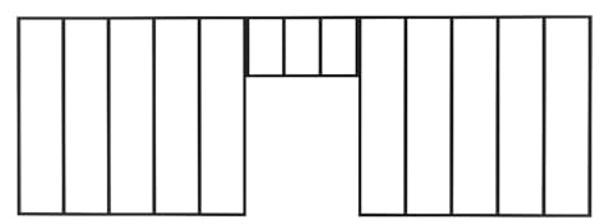Vente-unique - BAYVIEW Innenglaswand MetallGlas Schwarz - B 3,5 cm x H 130 cm x L 150 cm