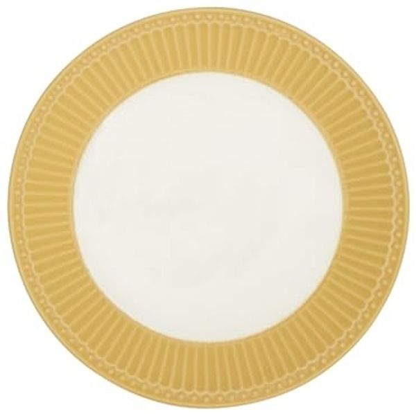 Greengate Teller 23 cm Alice honey mustard
