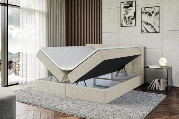 ALTDECOR Boxbett MARCE (Multipocket-Matratze H4. H3 Matratze Bonellfederung. Topper. Kopfteil) Bild 6