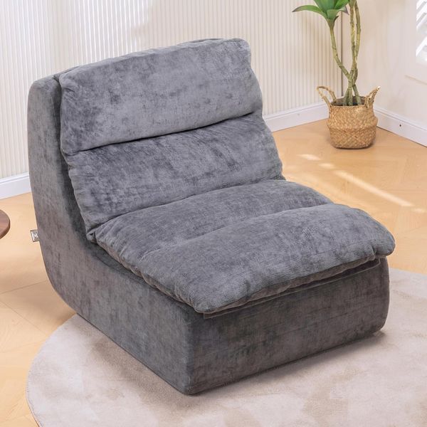 COMHOMA Sofa Relaxsessel TV-Sessel Fernsehsessel Ruhesessel mit tiefer Sitzfläche, Einzelsofa Schaumstoffliege, Keine Montage