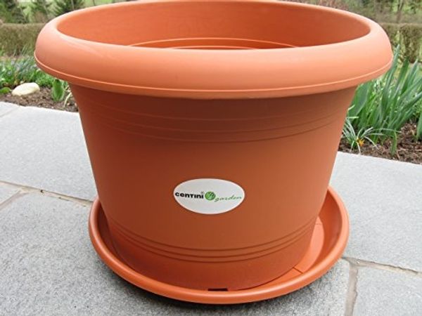 Livinja Pflanzkübel Zylinder terra d= 30 cm Außenmaß H= 21 cm