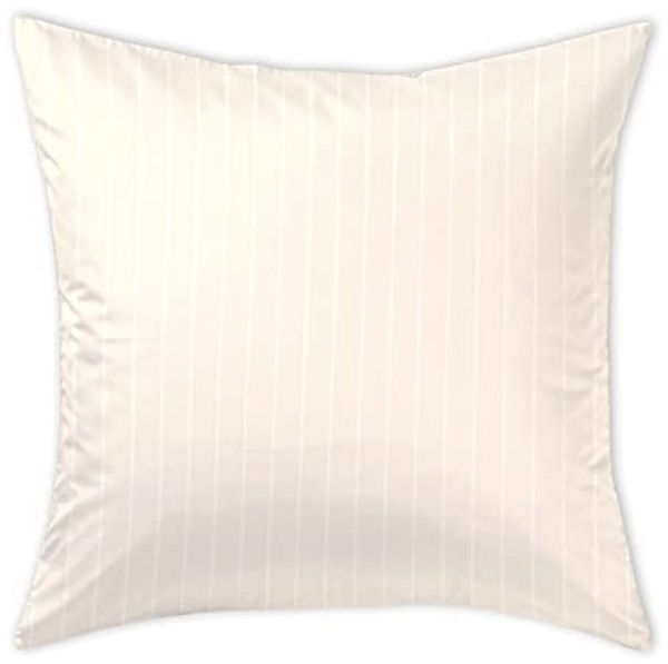 Curt Bauer Mako-Brokat-Damast Bettwäsche Belluno|Kissenbezug einzeln 40x40 cm| beige