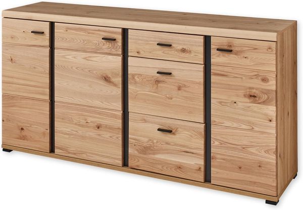 Kommode Sonos , Echtholz, Holzwerkstoff , Holzfarben , 173 x 86 x 42 cm