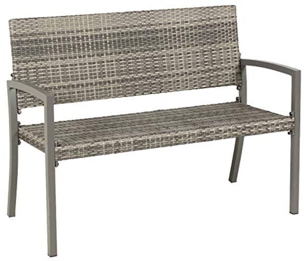 Dijon Gartenbank (anthrazit-grau meliert) 116 x 60 x 87 cm
