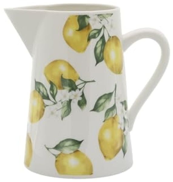 Chic Antique - Kanne Krug Wasserkrug Karaffe 1,1 l Porzellan Zitronen 61097119