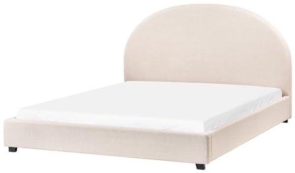Wasserbett Stoff VAUCLUSE 160 x 200 cm Hellbeige