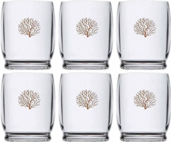Wasserglas Set 6 Stück, unzerbrechlich - Coral