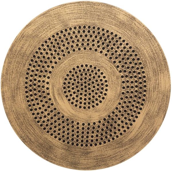 2er-Set Satztisch 'Etnik' mit Metallfüßen aus Ethno-Holz Bild 3