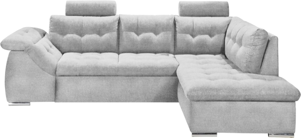 Polsterecke mit Funktion OMAN 2, Silver