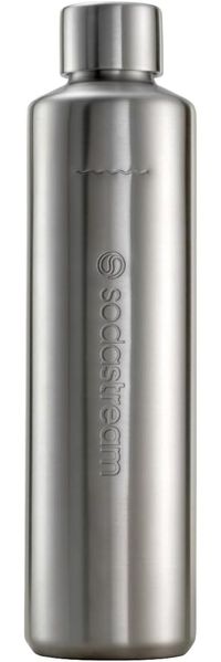 Sodastream Metallflasche DUO Thermic 0,8L, 1er-Pack Isolierflasche Thermoflasche Trinkflasche