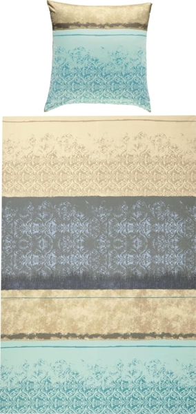 Erwin Müller Bettwäsche Bettwäsche, Mako-Satin, 2 teilig, Grafik