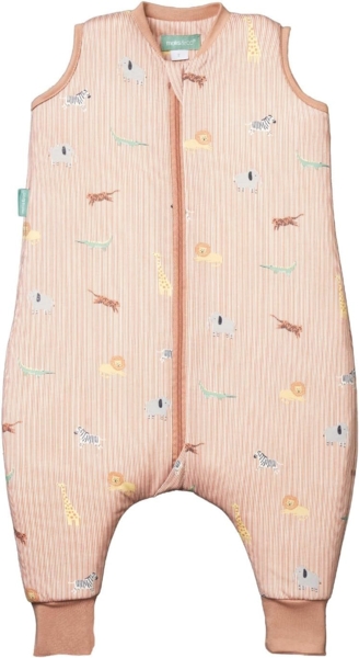 molis&co - Baby Schlafsack mit Füßen -Ideal für Frühling und Herbst - Babyschlafsack mit Beinen 1 tog - 100% Baumwolle (Oeko-TEX 100), Premium Qualität - Jungle (90 cm) Bild 1