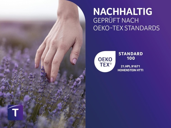 Traumnacht Exklusiv 7-Zonen 1. 000er Tonnentaschenfederkernmatratze mit Komfortauflage, 23 cm Premiumhöhe, Öko-Tex zertifiziert, Härtegrad 2 (H2), 100x220 cm, entwickelt in Deutschland Bild 8