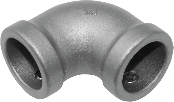 Gardinia Eckstück für Gardinenstange Industrial Home für Ø 25 mm silber