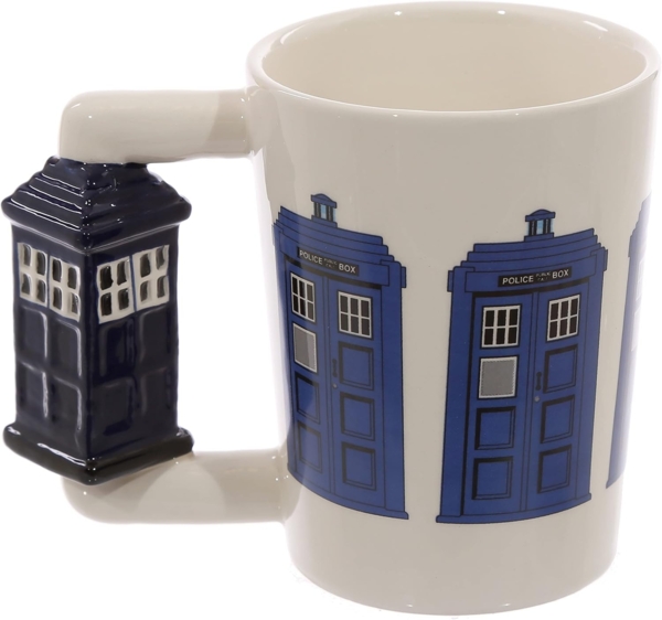 Puckator Keramikbecher in Form eines Polizei-Boxs, Mehrfarbig, Höhe 10,5 cm, Breite 13 cm, Tiefe 8 cm Bild 4