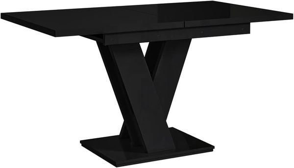 MEBLINI Eckbank für Esszimmer mit ausziehbarem Tisch - Küchenbank - Essecke - Sitzecke Küche - PETER - X-Beine 128x168x87cm Rechts - Braun Kunstleder/M Schwarz Hochgl. Bild 8