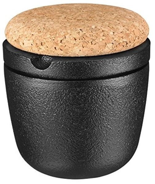 Skeppshult Gewürzmühle Swing Gusseisen Korkdeckel - Schwarz