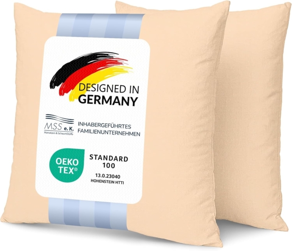 MSS Kissenbezug 2er Set - 40x40 cm - Sand