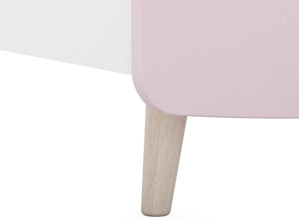 Kinderbett >Savannah< in Weiß aus MDF - 97x77x204,5cm (BxHxT) Bild 5