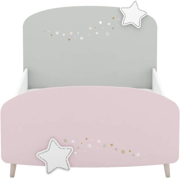 Kinderbett >Savannah< in Weiß aus MDF - 97x77x204,5cm (BxHxT) Bild 4