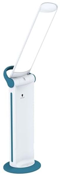 daylight Twist 2 GO - Tragbare, leichte Schreibtischlampe faltbar mit Akku - E35090 - Dimmbar und der Akku hält 8 Stunden - LED-Leselampe - Tageslichtlampe - Energieeffizient - Design - Weiß
