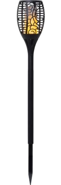 LED Solar-Fackel und Wandleuchte ,Flame', 3 in 1, Dämmerungssensor, 54cm
