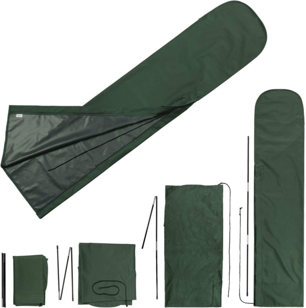 Anndora Schutzhülle Husse für Sonnenschirm 4 m rund - grün Bild 7