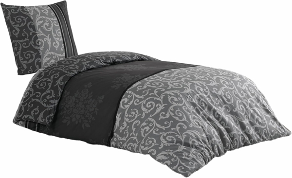 CLASS HOME COLLECTION Bettwäsche Renforce Bettbezug 135x200 155x200 200x200 200x220 Natura Grau, 100% Baumwolle, 2 teilig, 100% Baumwolle, angenehmes Hautgefühl, natur, ornamente, geblümt