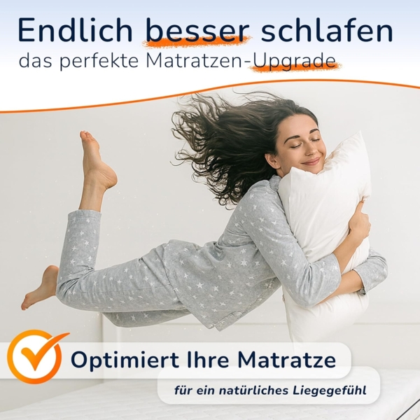 Komfortschaum Topper 200x130x10cm 212g Bezug Bild 3