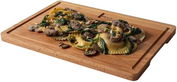 Boska Servierbrett Amigo M, Dining Board, Buchenholz, Braun, 33x23 cm, 320062 Bild 3