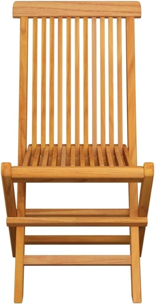 vidaXL Klappbare Gartenstühle 6 Stk. Massivholz Teak 3065527 Bild 3