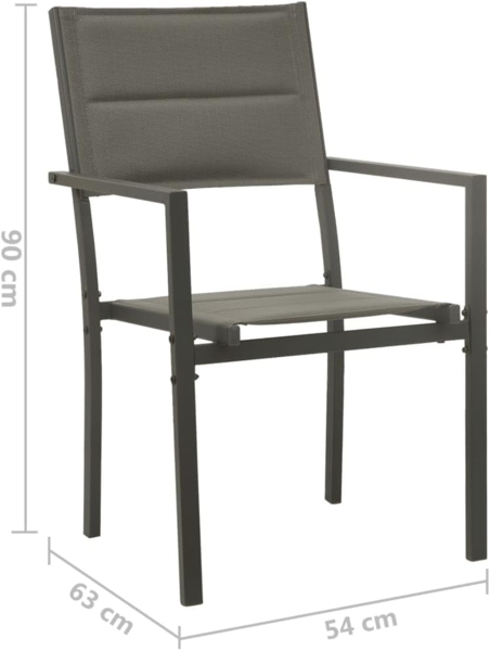 vidaXL Klappbare Gartenstühle 6 Stk. Massivholz Teak 3065527 Bild 7