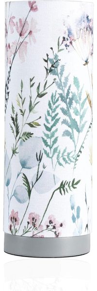Pauleen Tischleuchte Flowery Romance, ohne Leuchtmittel, E14, Stoffschirm Blumenmuster