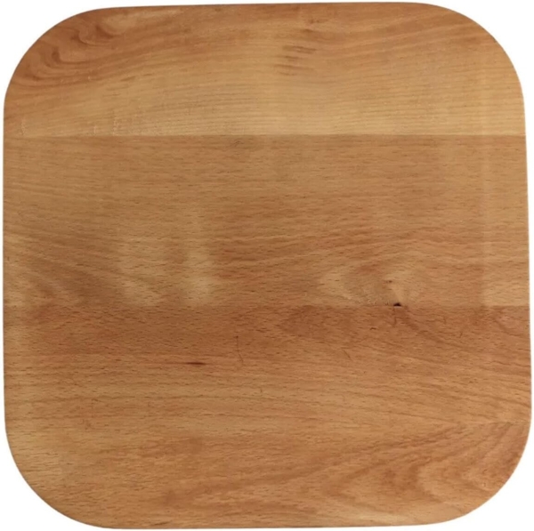25x25cm Servierplatte aus natürlichem Holz mit 5 geteilten Fächern, Servierteller von Vorspeisen, Käse und Snacks, Holzplatte Cheeseboard für Fleisch und Käse, Käseplatte, Cheese Board Bild 6